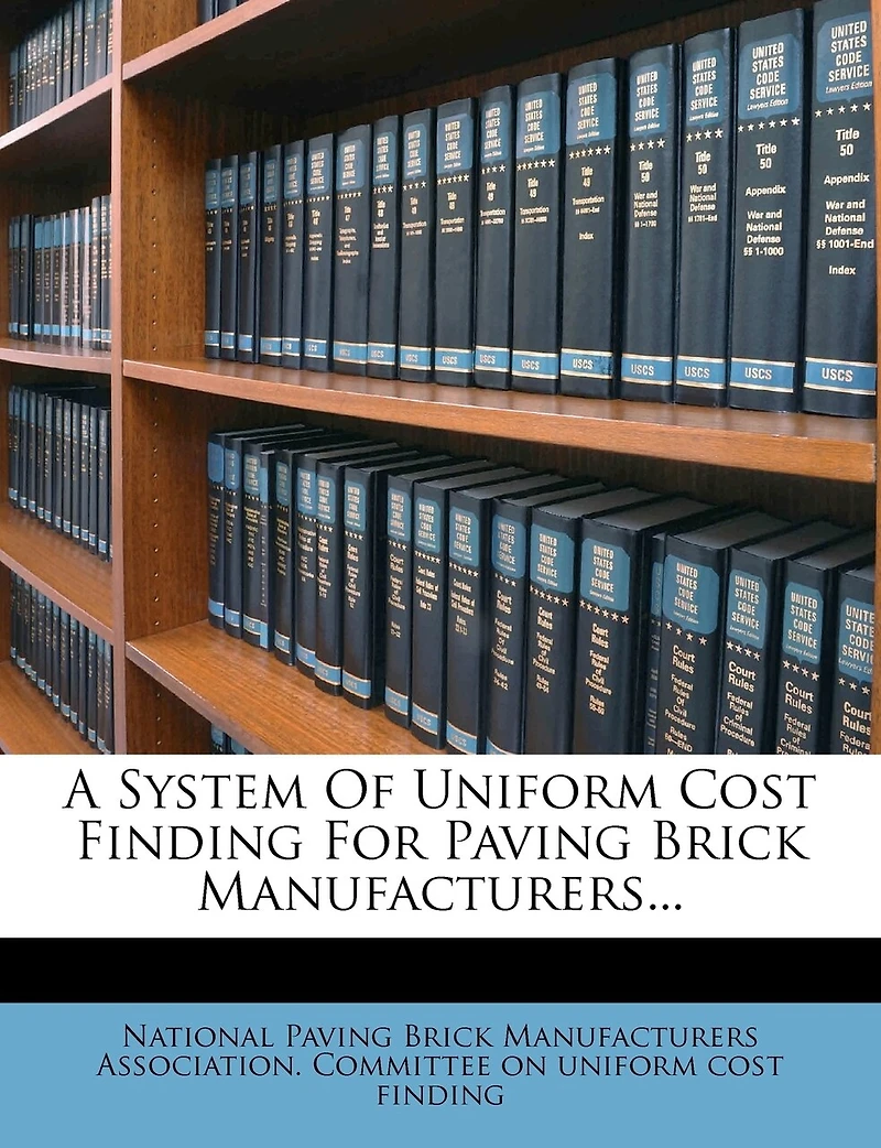A System Of Uniform Cost Finding For Paving Brick Manufacturers