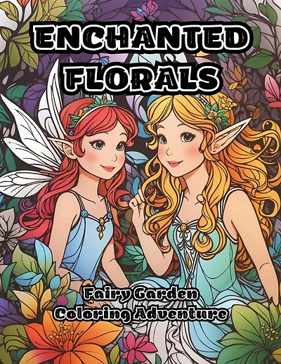 Enchanted Florals: Fairy Garden Coloring Adventure