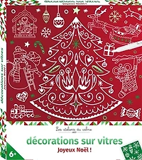 Décorations sur vitres: joyeux Noël !