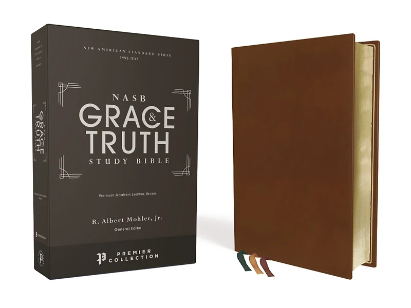 NASB, The Grace and Truth Study Bible (Trustworthy Practical Insights), Hardcover, Green, Red Letter, 1995 Text, Comfort Print