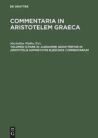 Alexandri quod fertur in Aristotelis sophisticos elenchos commentarium