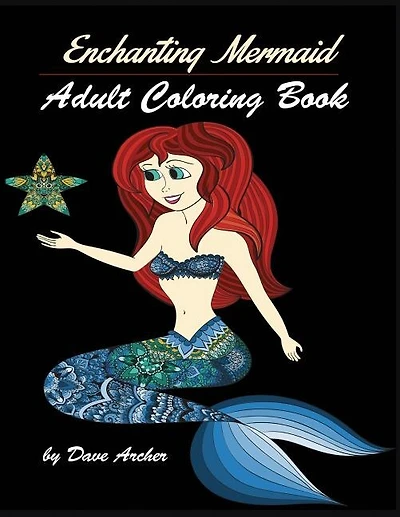 Enchanting Mermaids: Adult Coloring Book Designs