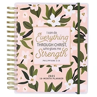 2025 Wire 18 Month Planner Everything Through Christ Phil. 4:13