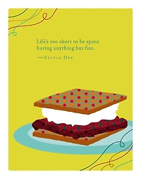 Positively Green Greeting Cards: Birthday - Life's too short to be spent having (Pack of 6)