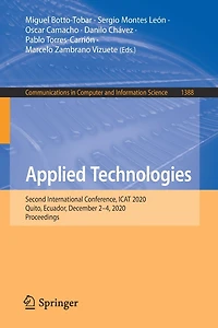 Applied Technologies: Second International Conference, ICAT 2020, Quito, Ecuador, December 2-4, Proceedings
