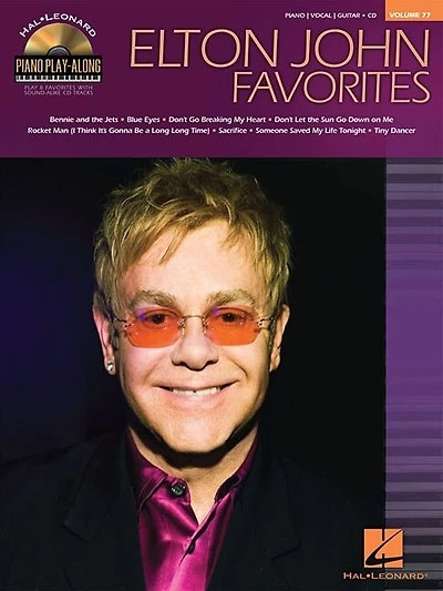 Elton John Favorites: Piano Play-Along Volume 77