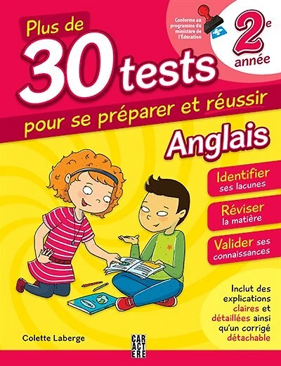 30 tests Anglais 2e année 3ème édition