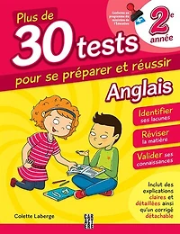 30 tests Anglais 2e année 3ème édition
