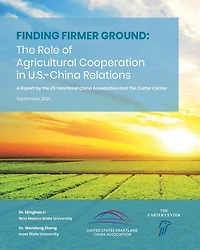Finding Firmer Ground: The Role of Agricultural Cooperation in US-China Relations