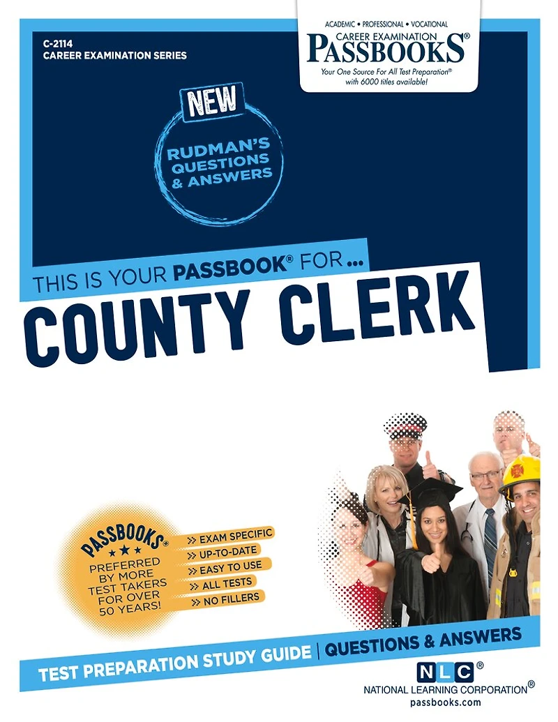County Clerk (C-2114): Passbooks Study Guide
