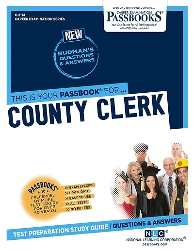 County Clerk (C-2114): Passbooks Study Guide