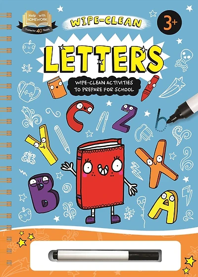 Help With Homework: Letters-Wipe-Clean Activities to Prepare for School: Includes Wipe-Clean Pen