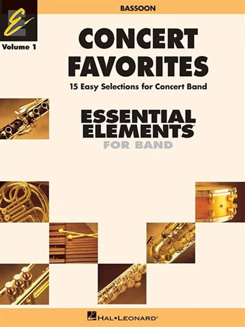 Concert Favorites Vol. 1 - Bassoon: Essential Elements Band Series