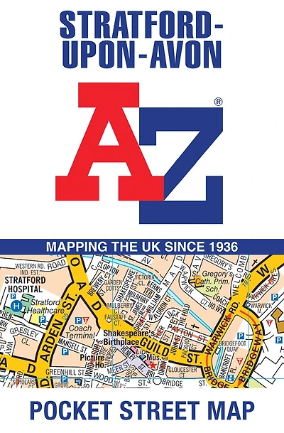 Stratford-Upon-Avon A-Z Pocket Street Map