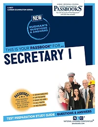 Secretary I (C-3577): Passbooks Study Guide