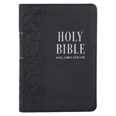 KJV Bible Compact LP Faux Leather, Black