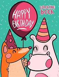 Happy Birthday: Coloring book