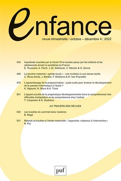 Enfance, n°4 (2022)