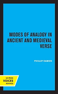 Modes Of Analogy Ancient And Medieval Verse