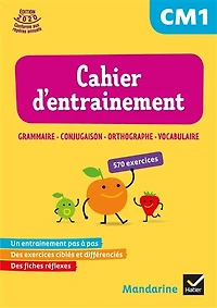 Cahier d'entraînement CM1: grammaire, conjugaison, orthographe, vocabulaire