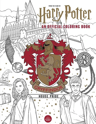 Harry Potter: Gryffindor House Pride: The Official Coloring Book: (gifts Books For Harry Potter Fans, Adult Coloring Books)