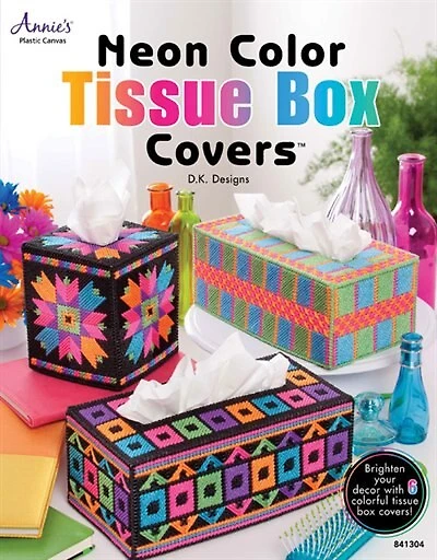 Neon Color Tissue Box Covers