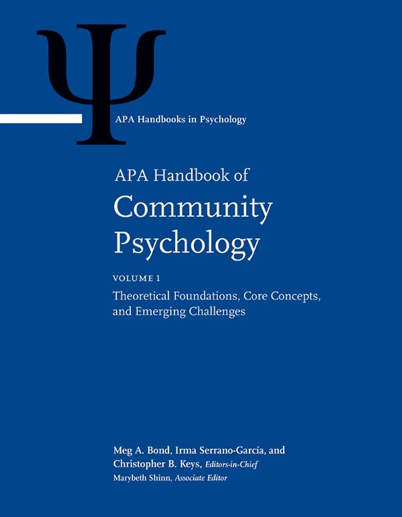 Apa Handbook Of Community Psychology