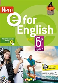 E for English 6e, A1-A1+