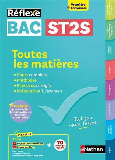 Bac ST2S, première + terminale: toutes les matières