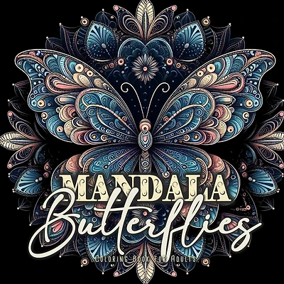Mandala Butterflies Coloring Book for Adults: Grayscale Butterflies Coloring Book for Adultszentangle Butterflies Coloring Book Butterfly Coloring Book