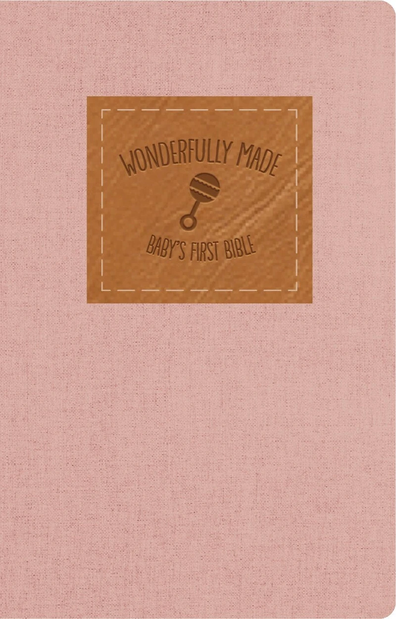 KJV, Wonderfully Made New Testament and Psalms: Baby Girl's First Bible, Flexcover, Pink