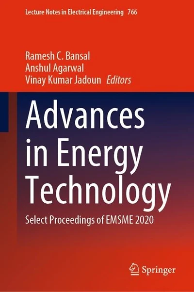 Advances Energy Technology: Select proceedings of EMSME 2020