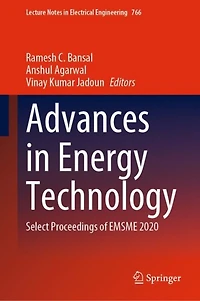 Advances Energy Technology: Select proceedings of EMSME 2020
