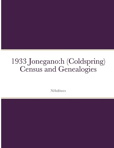 1933 Jonegano: h (Coldspring) Census and Genealogies