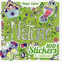 Nature: 100 stickers à colorier