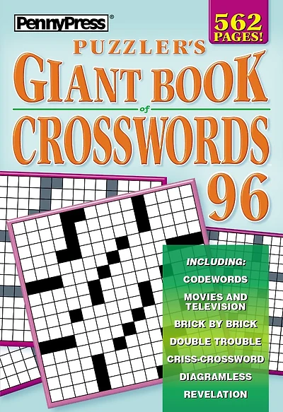 PUZZLERS GIANT BK OF CROSSWORDS 96
