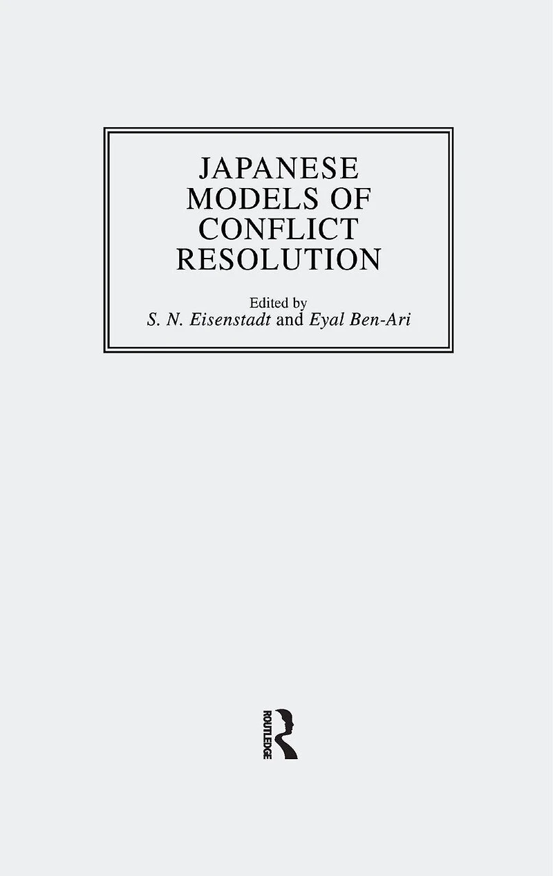 Japanese Models Of Conflict Resolution