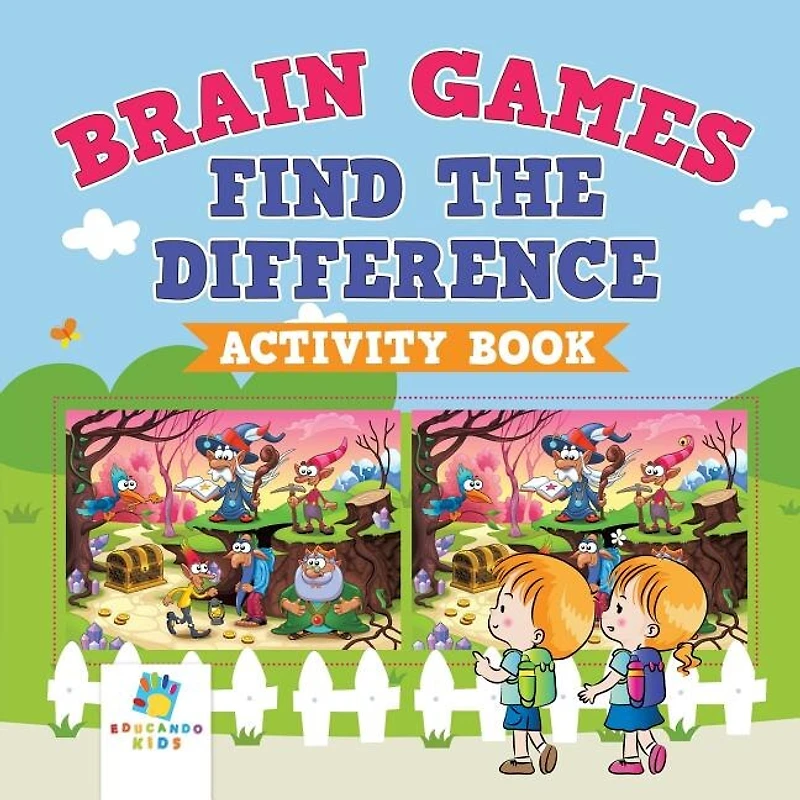 Brain Games Find the Difference Activity Book