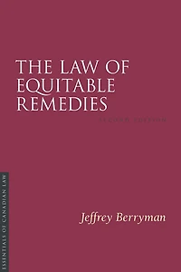 The Law of Equitable Remedies, 3/e