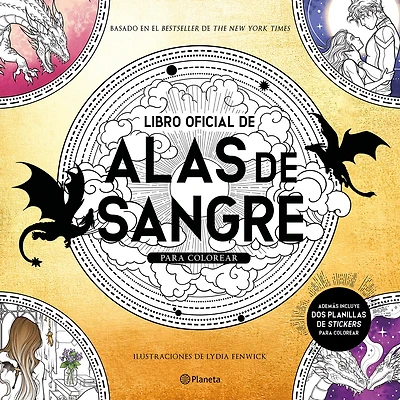 Alas de sangre. Libro oficial para colorear / Fourth Wing: The Official Coloring and Sticker Book