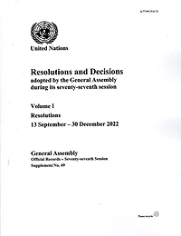 Report of the Secretary-General on the Work of the Organization 77th Supp49 V1