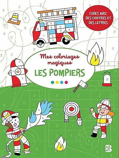 Coloriages magiques: Pompiers 4+