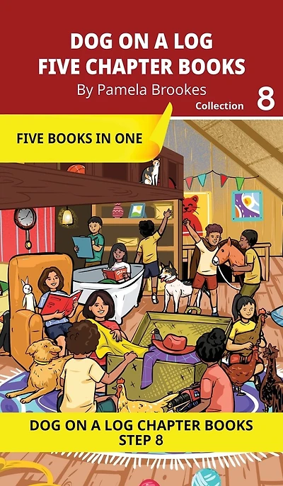 Five Chapter Books 8: Decodable Series for Students Learning to Read. For Developing Readers and Students with Dyslexia. (Step 8-Two-Syllable Words with Two Closed-Syllables)