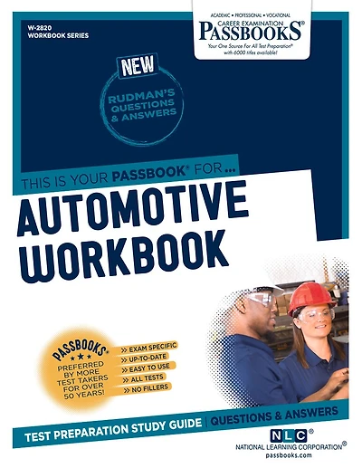 Automotive Workbook (W-2820): Passbooks Study Guide