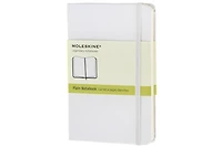 Moleskine Classic Notebook, Pocket, Plain, White, Hard Cover (3.5 x 5.5)
