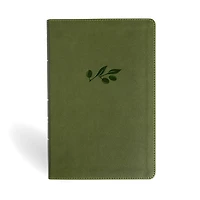 NASB Personal Giant Print Bible, Olive LeatherTouch