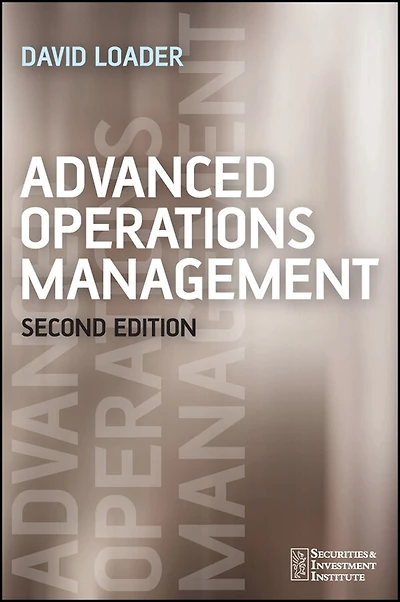 Advanced Operations Management