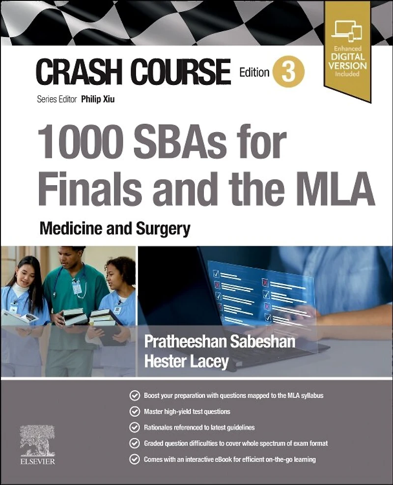 Crash Course 1000 SBAs for Finals and the MLA - Medicine Surgery