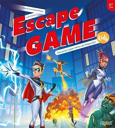 Escape game kids: sauve les super-héros de Mégaville !