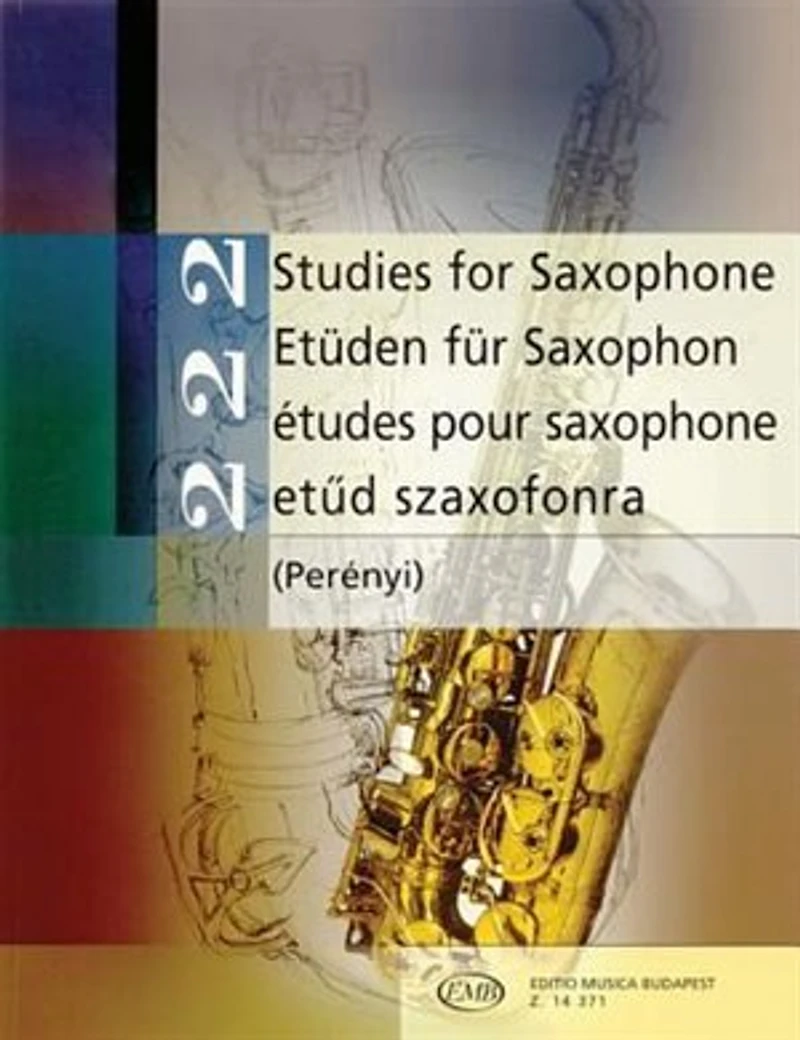 222 Studies For Saxophone: Intermediate Level